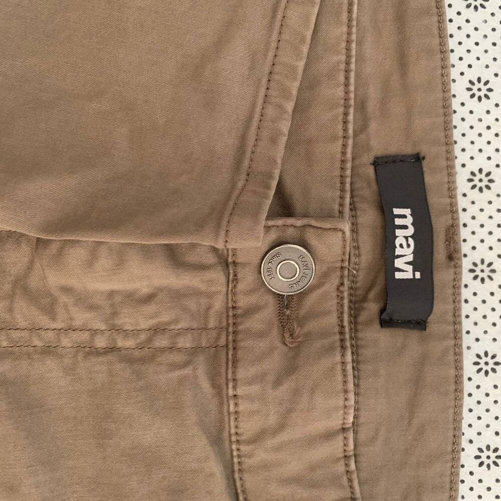 Mavi Zach Straight Leg Pants Men 40x32 Brown Tan Cotton Stretch Chino 40/32